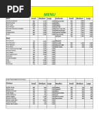 Binalot Menulist 2024 (1) | PDF | Food And Drink Preparation | Western ...