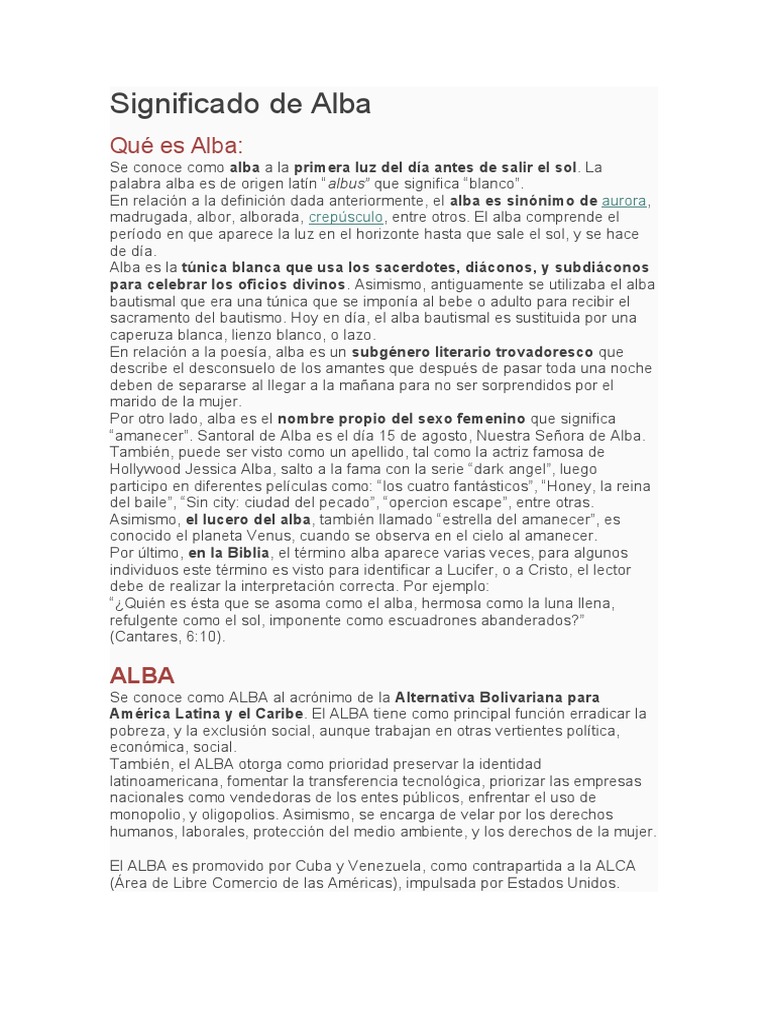 Significado y usos de 