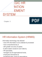 Strategic HR Information Management System: Chapter-3