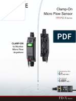 Keyence Clamp On Micro Flow Sensor