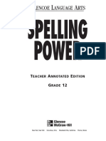 Spelling Power 12th TE