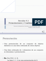 Permutaciones y Combinaciones: Teoremas y Ejemplos