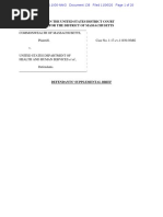 2020 11 06 1 17 Cv 11930 Defendant's Supplemental Brief