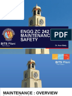 Engg ZC 242 Maintenance & Safety: BITS Pilani