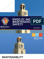 Engg ZC 242 Maintenance & Safety: BITS Pilani