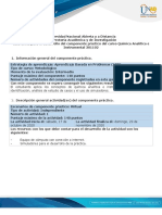 Guía para El Desarrollo Del Componente Práctico Química Analítica e Instrumental 301102 Virtual