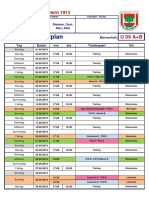 Trainingsplan September