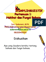 Hakikat Bahasa