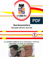 Los Pueblos Indígenas de La Orinoquía y Norte de Santander, en Riesgo de Exterminio