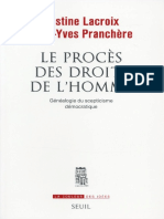 PRANCHÈRE, J.Y. LACROIX, J. Le-procès-des-droits-de-l’Homme
