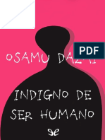 Indigno de Ser Humano Por de Osamu Dazai