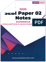 Sebi Grade A 2020: Economics-Consumption & Investment Function