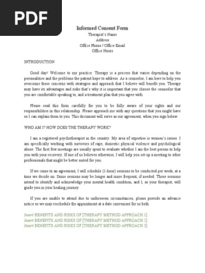 Informed Consent Form