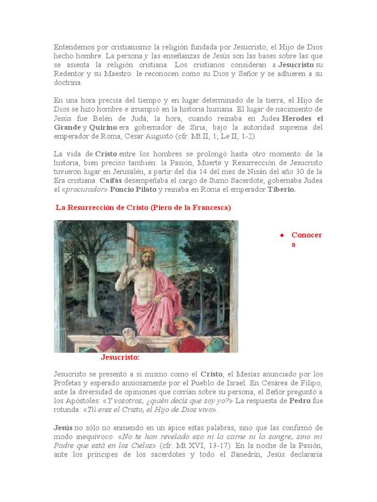 La Resurrección de Jesucristo y su Impacto | PDF | La resurrección de ...