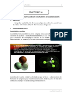 Laboratorio 7 - Obtención de Complejos Lábiles e Inertes1