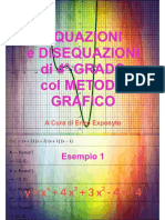 EQUAZIONI e DISEQUAZIONI Di 4° GRADO: ESEMPIO Con CALCOLI, SOLUZIONI e GRAFICI PASSO PASSO