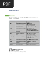 Modal Verbs 4 Requests Permission Teacher