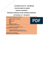 Actividades Geografia 24 - 28 Agosto