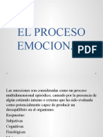 El Proceso Emocional - Diapositiva