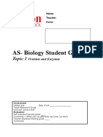 AS-Biology Student Guide: Topic 1