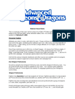 AD&D 2e House Rules Madison Draft Four PDF