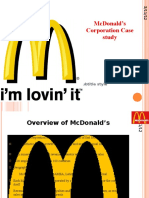 Mcdonalds Corporation Case Study