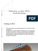 Seawater Cooler HEX Backflushing