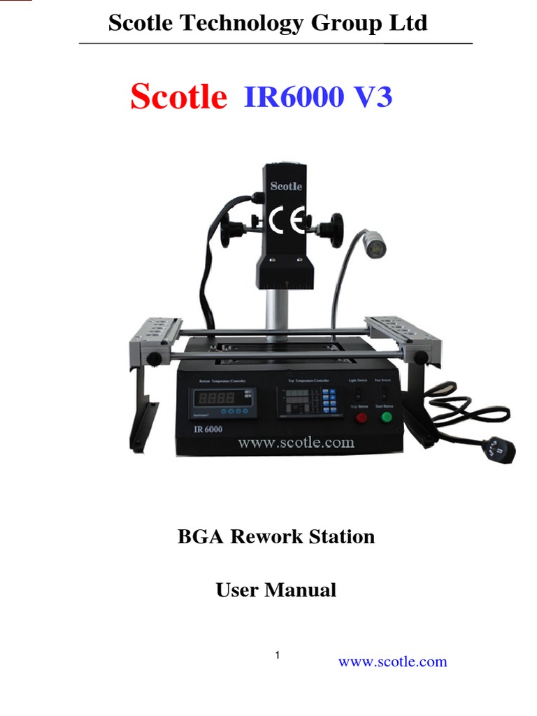 BGA Rework Station Guide | PDF | Electrical Engineering | Electronics