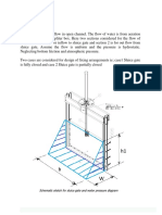 Sluice Gate Design Mathcad