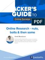 Online Research - Nuts, Bolts & Then Some: Vivek Bhaskaran