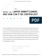 What Is Temper Embrittlement, and How Can It Be Controlled - TWI