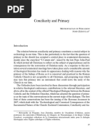 Conciliarity and Primacy: M P J Z