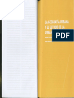 Montoya - La Geografía Urbana y El Estudio de La Urbanización PDF