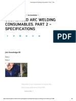 Submerged Arc Welding Consumables - Part 2 - TWI