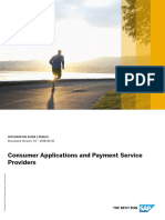 Consumer Applications and Payment Service Providers: Integration Guide - Public Document Version: 1.0 - 2018-06-21
