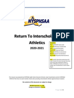 Return To Interscholastic Athletics REVISED FINAL 091120