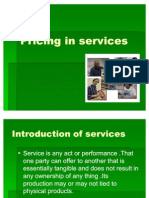Pricing in Services