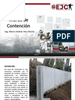 Muros de Contención Generalidades y Definición de Cargas