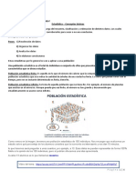 Teoria Estadistica - Conceptos Basicos