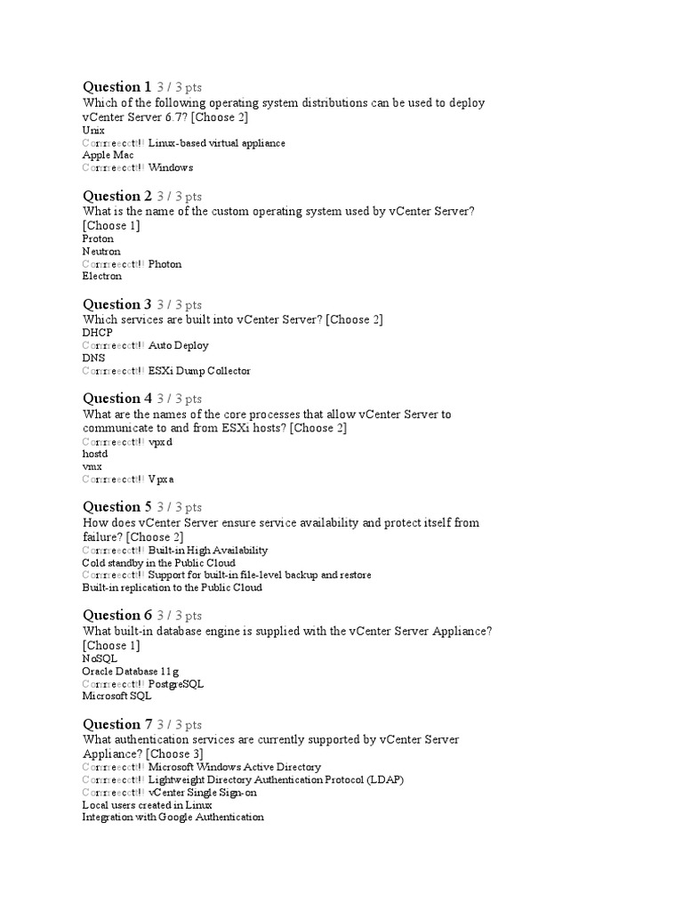 vCenter Server 6.7 Deployment Overview | PDF | Active Directory | Cloud ...