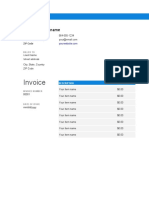 Generate professional invoices for your clients
