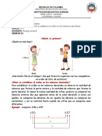 Orden decimales y semejanza figuras