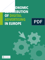 The Economic Contribution OF in Europe: Digital Advertising