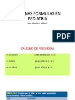 Formulas en Pediatria