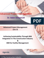 Dr. Islam Elmasoudi: Advanced Project Management