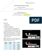 Informe Ley de Coulumb