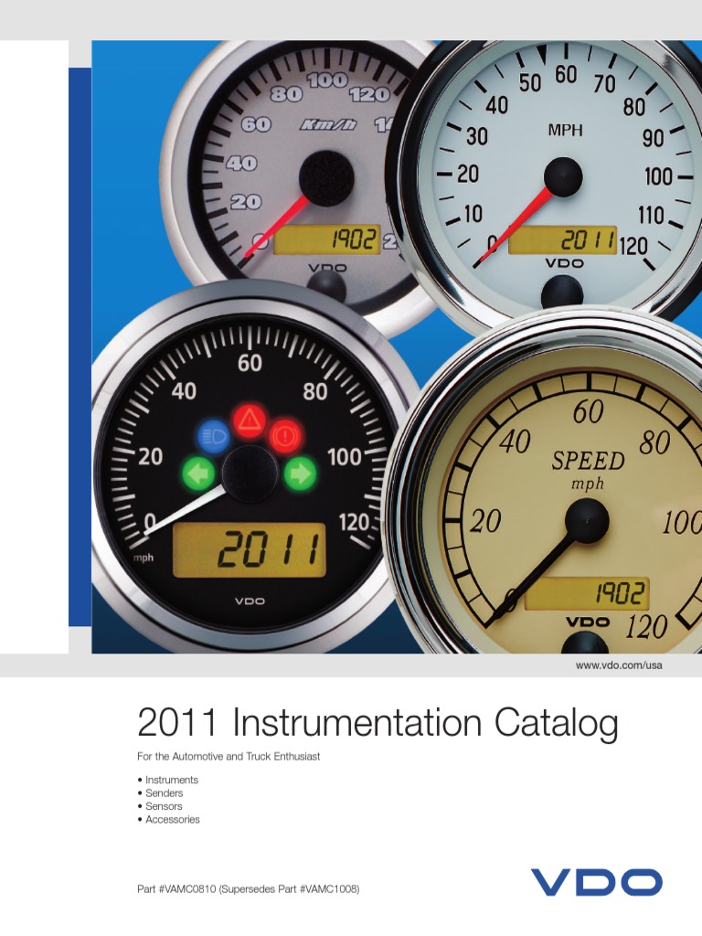 Vdo Catalog PDF | PDF | Ignition System | Equipment