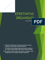 Efektivitas Organisasi