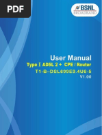 User Manual (T1-B-DSL699E9.4U6-5)