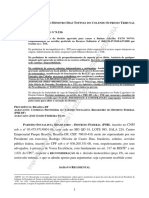 Agravo regimental solicitando o afastamento de José Gomes da CLDF